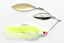 Load image into Gallery viewer, Ledge Hog Shad Head Double Willow Spinner Bait