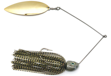Load image into Gallery viewer, Ledge Hog Swim Head Single Willow Spinner Bait