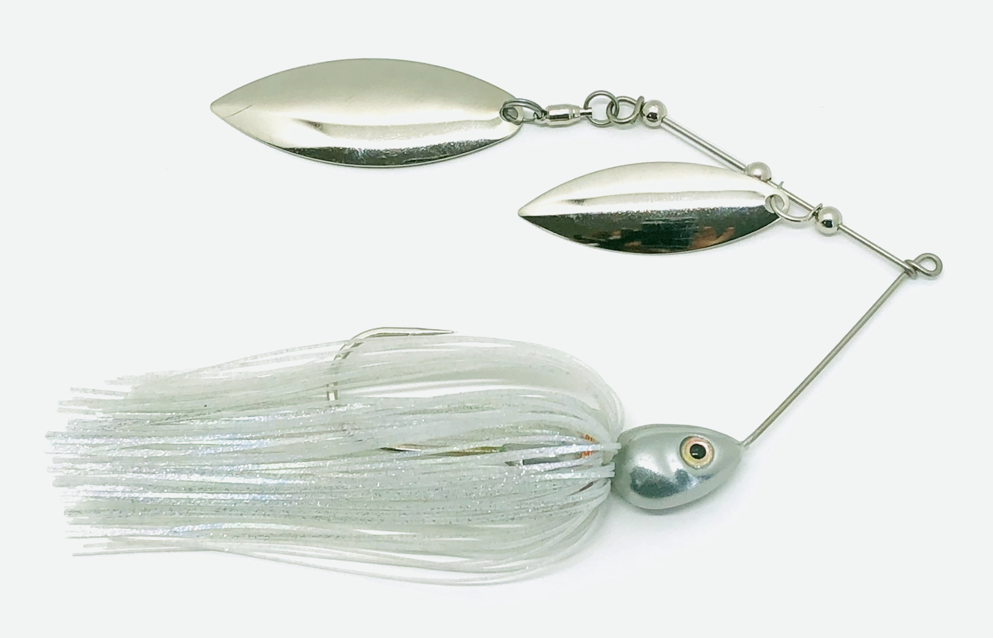 Ledge Hog Shad Head Double Willow Spinner Bait