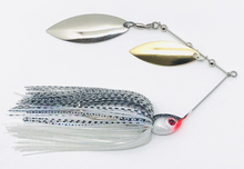 Load image into Gallery viewer, Ledge Hog Shad Head Double Willow Spinner Bait